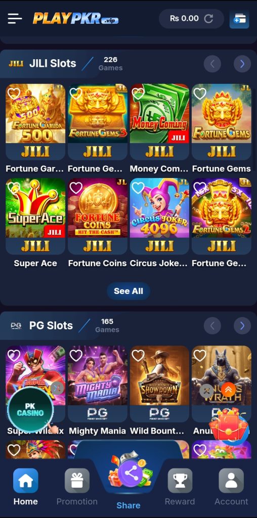 PlayPKR Game