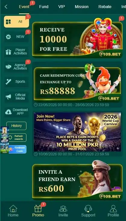 10S Bet Game